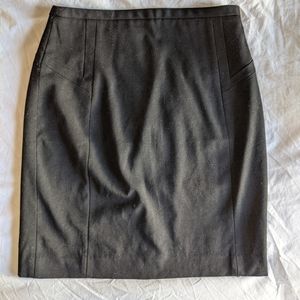 Express Formal Black Pencil Skirt Geometric Pattern Suit